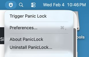 PanicLock screenshot 1