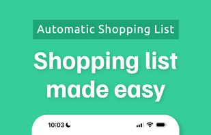 Shopping list made easy.