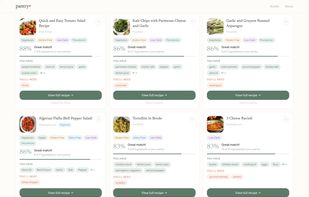 Recipe cards