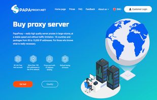 PapaProxy screenshot 1