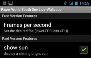 Paper Ocean Live Wallpaper screenshot 2