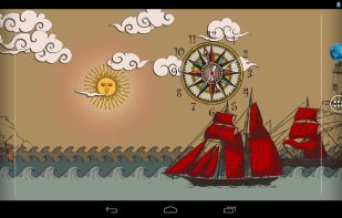 Paper Sea Live Wallpaper screenshot 1