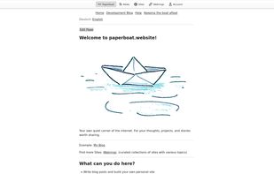 paperboat.website screenshot 1