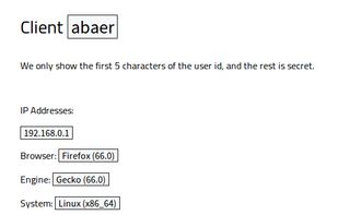 Find out more info about your users. [This page is likely to change a bit]