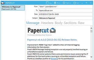 Rich and Detailed View of Received Email