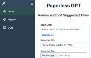 Paperless-GPT screenshot 1