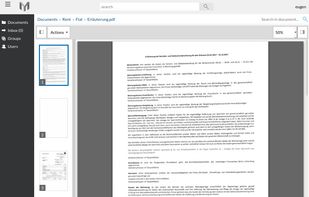 Papermerge DMS screenshot 2