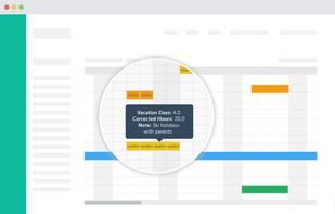 Look at eligible vs lapsed holidays of the employees