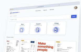 Web-App: Home screen