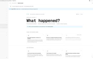 Record business events through simple questions. Quick Journal creates the bookkeeping entries.