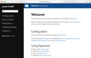 Papertrail screenshot 1