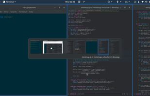 Window switching and tiling.
