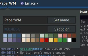 Workspace configuration