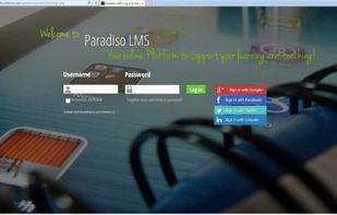 Paradiso LMS screenshot 1
