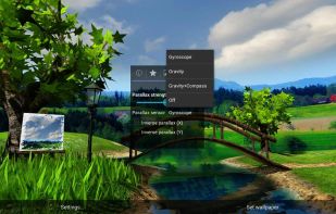 Parallax Nature Summer Day 3D Gyro Wallpaper screenshot 1