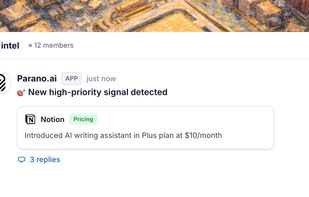 Team collaboration built-in

Get updates directly in Slack or Microsoft Teams. Discuss insights with your team right where you work, no context switching required.