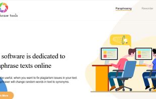 Paraphrasetools.com screenshot 2