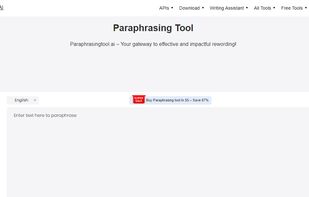 Paraphrasing Tool AI screenshot 1