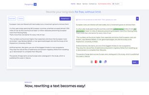 Paraphraz.it screenshot 1
