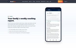 The weekly AI coaching report, with a spotlight on each child.