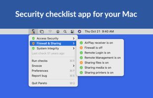 Pareto Security screenshot 1