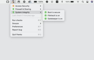 Pareto Security screenshot 2