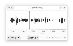 Parlatype screenshot 1