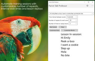 Parrot Talk Professor screenshot 2