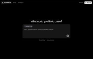 Parse & Pack screenshot 1