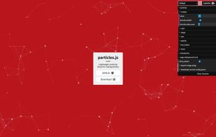 particles.js screenshot 1
