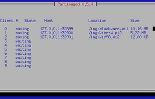 Partimage screenshot 1