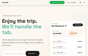 PartyTab screenshot 1