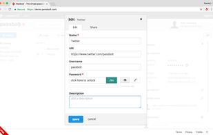 Passbolt screenshot 2