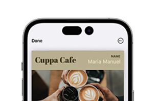 Coupons — Offer attractive coupons and update the contents anytime.