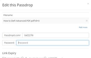 Set expiring links, download notifications and more.