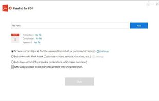 PassFab for PDF screenshot 1