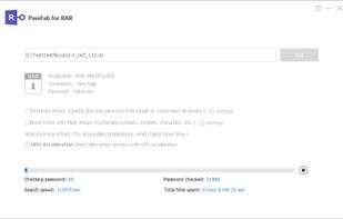 PassFab for RAR screenshot 3