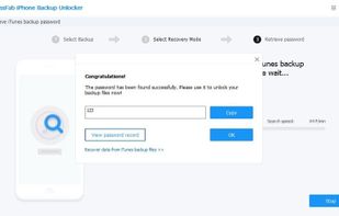 PassFab iPhone Backup Unlocker screenshot 3