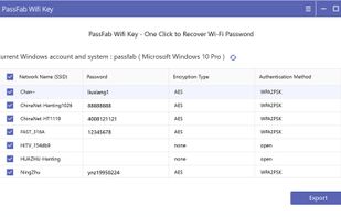 PassFab Wifi Key screenshot 1