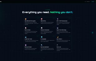 Key features: AES-256 encryption, 2FA/TOTP, Password Generator, Secure Notes and more