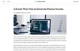 Assets that generate passive income