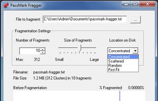 PassMark Fragger screenshot 1