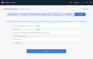 PassRec PDF Password Recovery screenshot 1