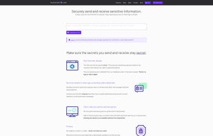 Password.link screenshot 1