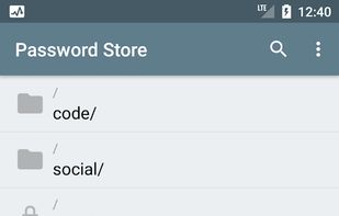 Password Store screenshot 1