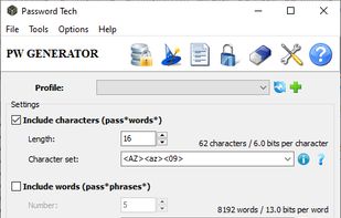 Password Tech screenshot 1