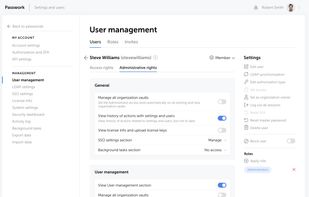 Invite teammates to vaults and shared folders