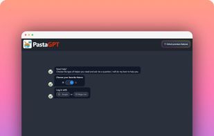 PastaGPT screenshot 1
