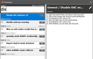 PasteAway screenshot 1