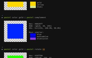 pastel (CLI) screenshot 3